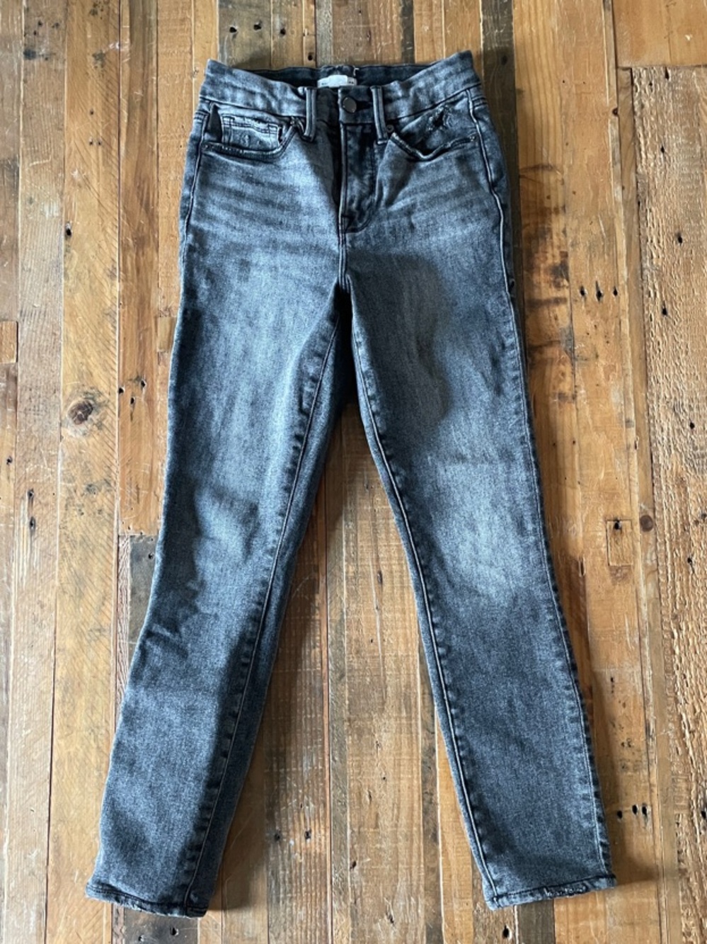 Good American Charcoal Black Jeans